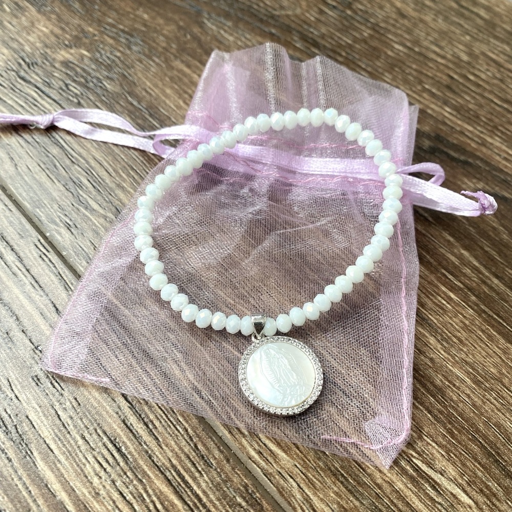 🩵 3 for $15 🩵 Handmade Virgin Mary Bracelet